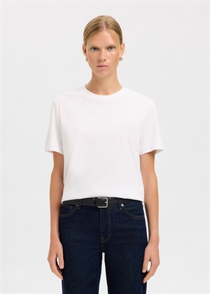Clara leather belt Black Selected Femme 